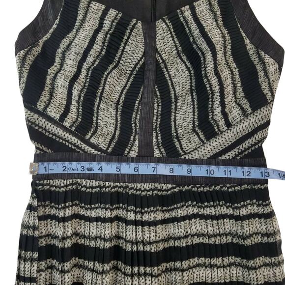 AX Armani Exchange Dress SZ 2 Black Gray A-Line - Picture 5 of 6